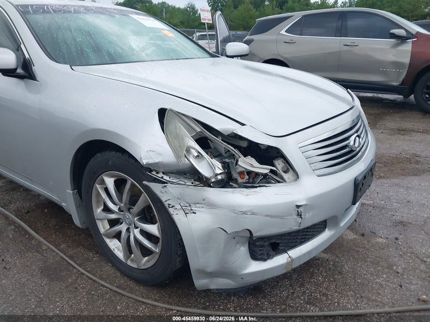 2007 Infiniti G VIN JNKBV61F47M814914 IAAI salvage auction — FRONT END, Clear (Indiana), sold $600 on 2026-07-26 (photo 6)