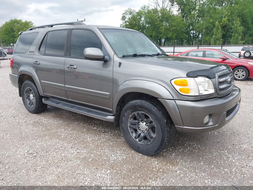 2003 Toyota Sequoia VIN 5TDBT48A43S200336 IAAI salvage auction — HAIL, Salvage (Missouri), sold $1,200 on 2026-07-16 (photo 1)