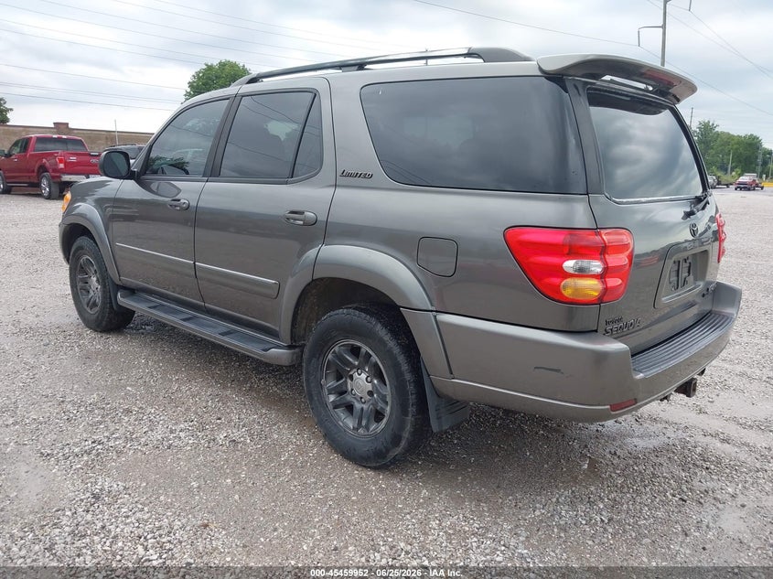 2003 Toyota Sequoia VIN 5TDBT48A43S200336 IAAI salvage auction — HAIL, Salvage (Missouri), sold $1,200 on 2026-07-16 (photo 3)