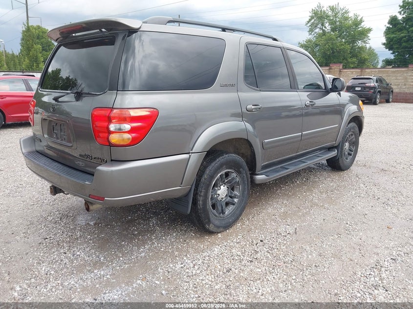 2003 Toyota Sequoia VIN 5TDBT48A43S200336 IAAI salvage auction — HAIL, Salvage (Missouri), sold $1,200 on 2026-07-16 (photo 4)