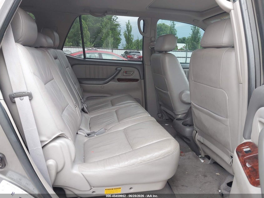 2003 Toyota Sequoia VIN 5TDBT48A43S200336 IAAI salvage auction — HAIL, Salvage (Missouri), sold $1,200 on 2026-07-16 (photo 8)