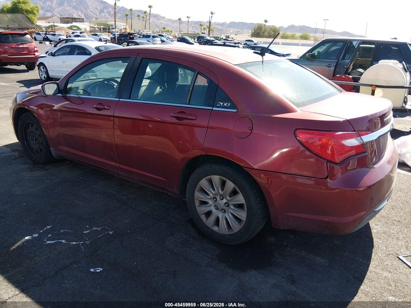 2014 Chrysler 200 VIN 1C3CCBAB2EN230816 IAAI salvage auction — NORMAL WEAR, Clear (Utah), sold $100 on 2026-07-24 (photo 3)