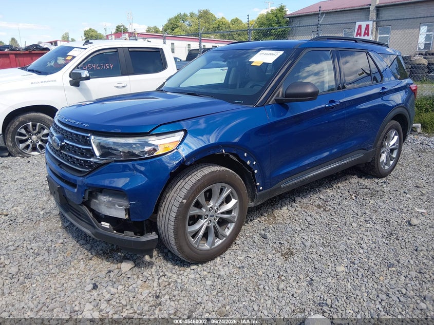 2020 Ford Explorer VIN 1FMSK8DH8LGB71233 IAAI salvage auction — FRONT END, Salvage Title, sold $4,800 on 2026-07-26 (photo 2)