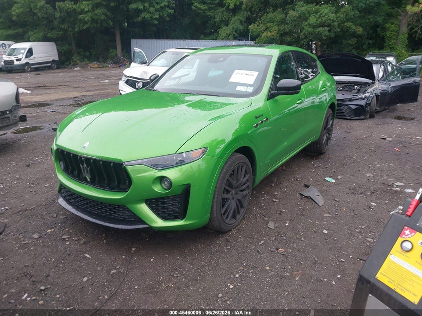 2023 Maserati Levante VIN ZN661YUM2PX413718 IAAI salvage auction — FRONT END, Wait Title, sold $20,100 on 2026-08-11 (photo 2)