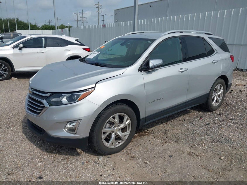 2019 Chevrolet Equinox VIN 2GNAXNEVXK6191168 IAAI salvage auction — RIGHT FRONT, Salvage Title, sold $3,300 on 2026-07-22 (photo 2)