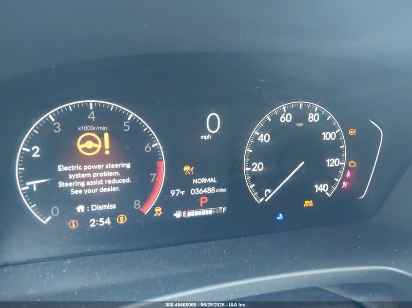 2025 Honda Pilot VIN 5FNYG1H46SB004795 IAAI salvage auction — FRONT END, Salvage Title, sold $11,800 on 2026-08-18 (photo 7)