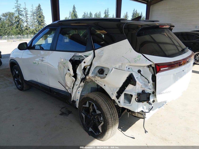 2025 Kia Seltos VIN KNDEUCAA2S7795033 IAAI salvage auction — REAR END, Bill Of Sale (Washington), sold $7,750 on 2026-07-15 (photo 3)