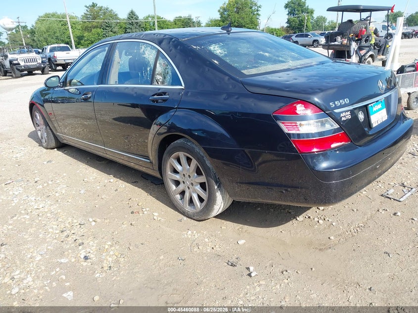 2008 Mercedes-benz S class VIN WDDNG86X58A181211 IAAI salvage auction — HAIL, Salvage (Illinois), sold $550 on 2026-08-18 (photo 3)