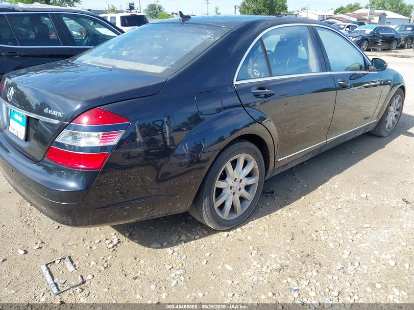 2008 Mercedes-benz S class VIN WDDNG86X58A181211 IAAI salvage auction — HAIL, Salvage (Illinois), sold $550 on 2026-08-18 (photo 4)