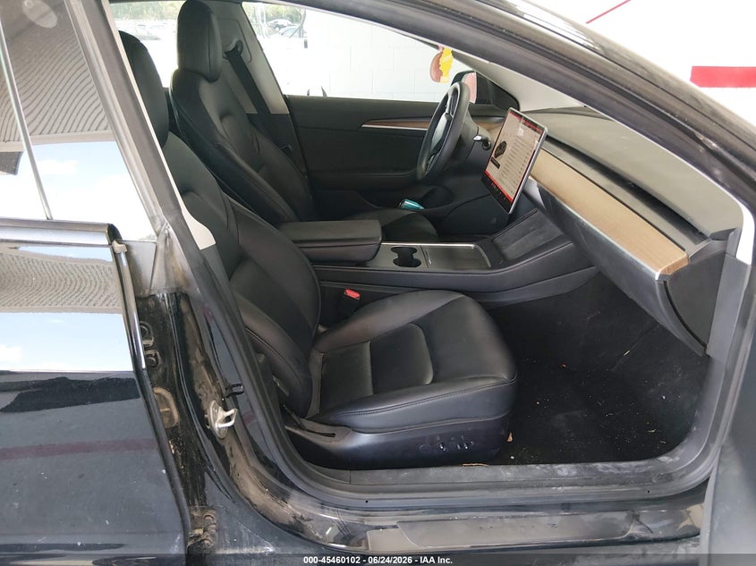 2022 Tesla Model 3 VIN 5YJ3E1EC5NF343290 IAAI salvage auction — FRONT END, Salvage Title, sold $9,350 on 2026-07-30 (photo 5)