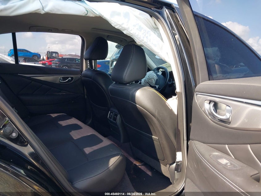 2016 Infiniti Q50 VIN JN1CV7AR1GM253063 IAAI salvage auction — RIGHT SIDE, Rebuildable (Florida), sold $425 on 2026-07-30 (photo 8)