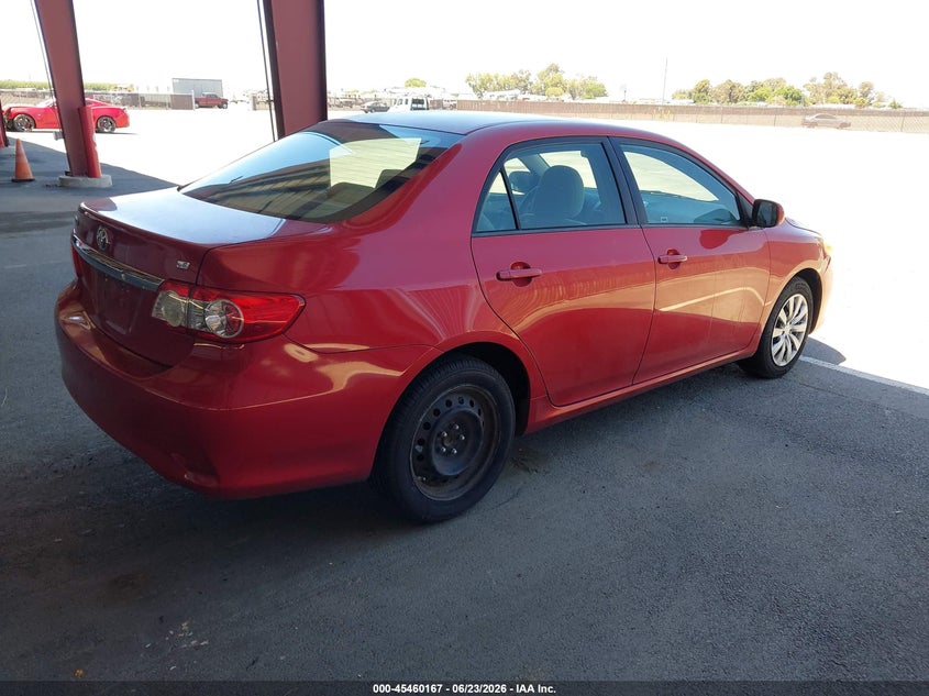 2012 Toyota Corolla VIN 5YFBU4EE6CP070752 IAAI salvage auction — NORMAL WEAR, Clear - Dealer Only (California), sold $1,625 on 2026-07-14 (photo 4)