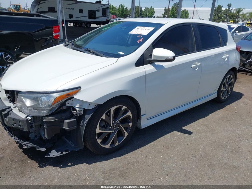 2017 Toyota Corolla VIN JTNKARJE2HJ544229 IAAI salvage auction — FRONT & REAR, Salvage (California), sold $2,350 on 2026-07-14 (photo 2)