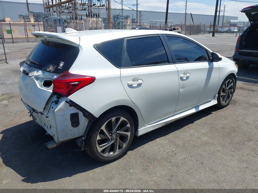 2017 Toyota Corolla VIN JTNKARJE2HJ544229 IAAI salvage auction — FRONT & REAR, Salvage (California), sold $2,350 on 2026-07-14 (photo 4)
