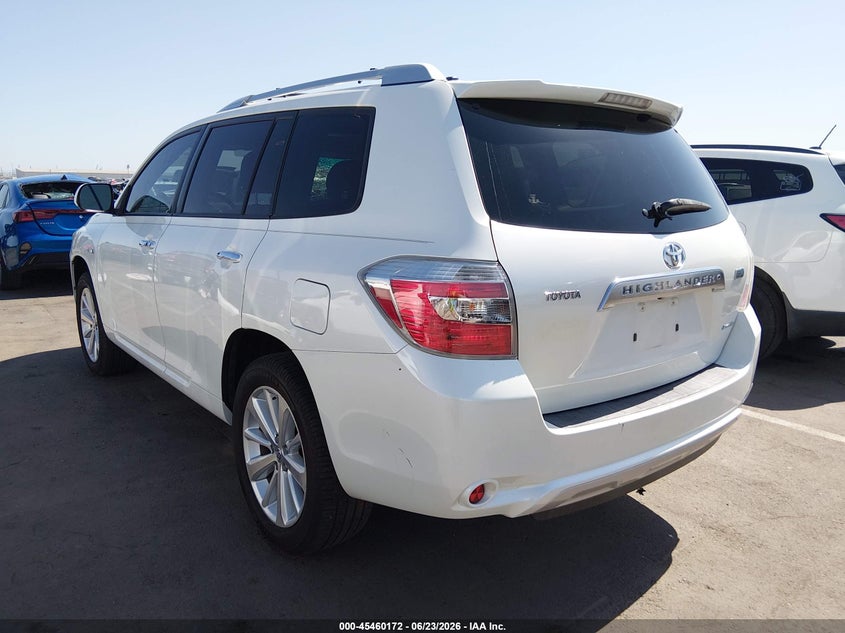 2008 Toyota Highlander hybrid VIN JTEEW44A282006375 IAAI salvage auction — RIGHT FRONT, Salvage (Arizona), sold $1,450 on 2026-07-16 (photo 3)