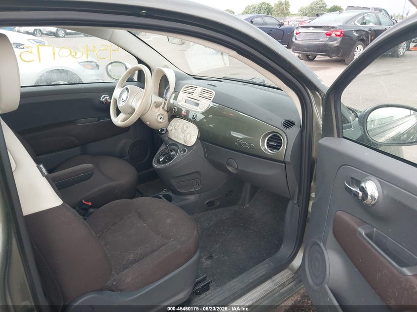 2013 Fiat 500 VIN 3C3CFFAR2DT745647 IAAI salvage auction — RIGHT REAR, Salvage Title, sold $250 on 2026-08-03 (photo 5)