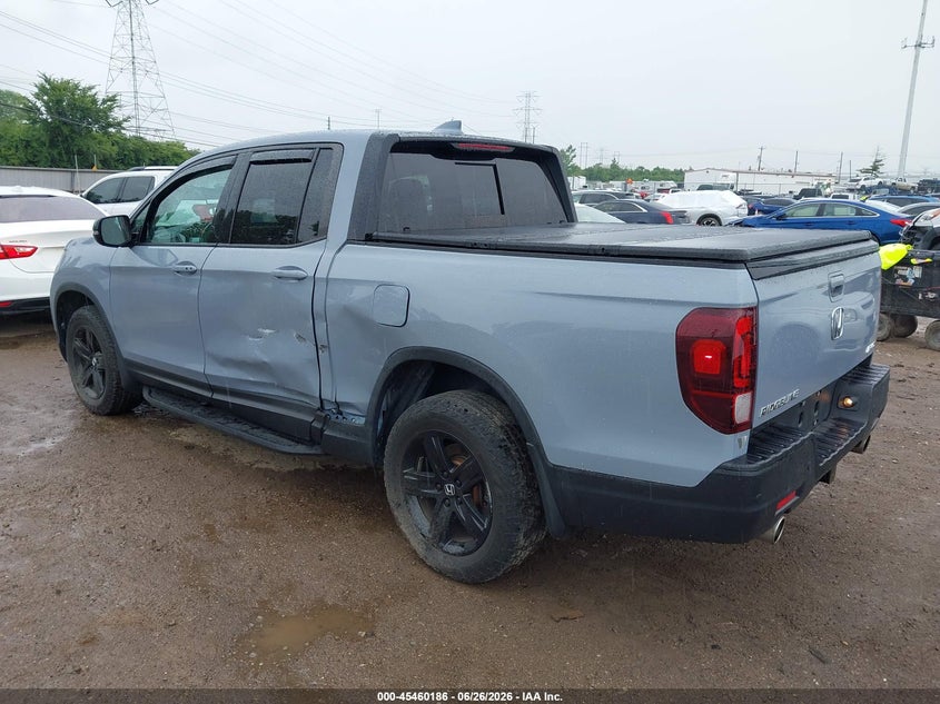 2022 Honda Ridgeline VIN 5FPYK3F84NB027116 IAAI salvage auction — LEFT SIDE, Wait Title, sold $13,275 on 2026-08-25 (photo 3)