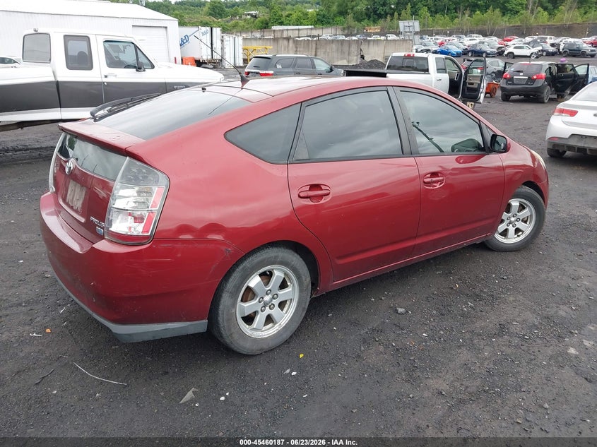 2005 Toyota Prius VIN JTDKB20U253092302 IAAI salvage auction — NORMAL WEAR, Clear (Pennsylvania), sold $425 on 2026-07-07 (photo 4)