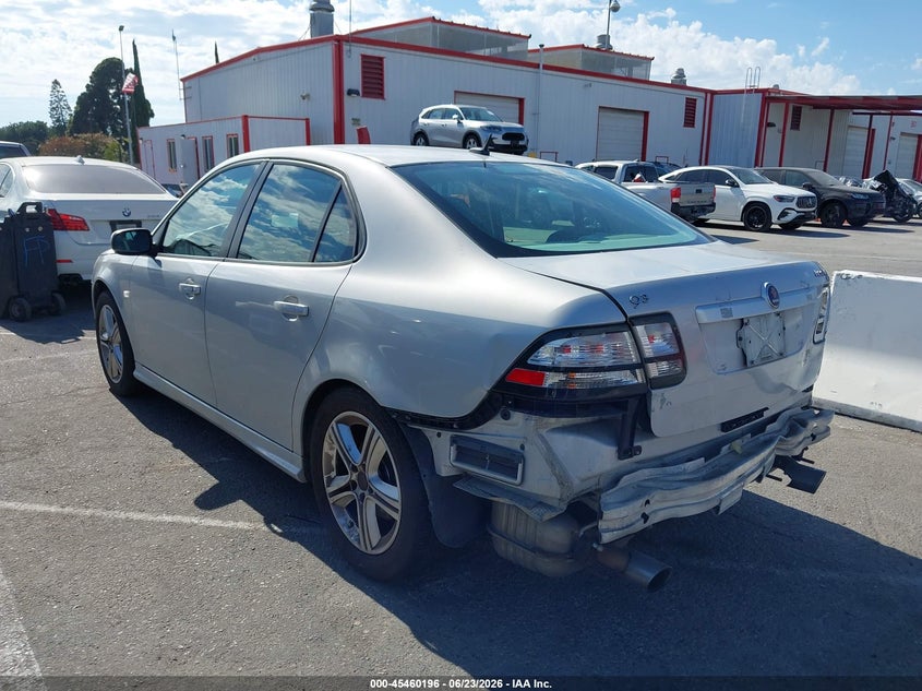 2009 Saab 9-3 VIN YS3FH42R591003384 IAAI salvage auction — REAR END, Salvage (California), sold $325 on 2026-07-23 (photo 3)