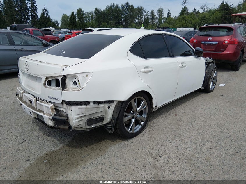 2006 Lexus Is 350 VIN JTHBE262765004717 IAAI salvage auction — NORMAL WEAR, Rebuilt-Non-Public (Washington), sold $400 on 2026-07-29 (photo 4)