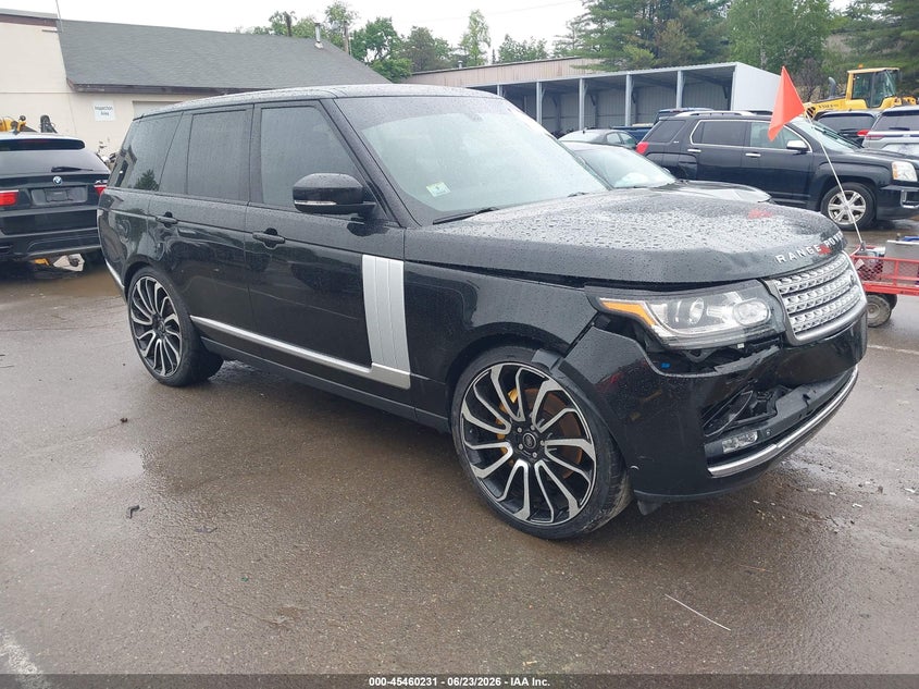 2013 Land rover RANGE ROVER VIN SALGS2DF8DA111004 IAAI salvage auction — RIGHT FRONT, Clear (Massachusetts), sold $2,150 on 2026-07-15 (photo 1)