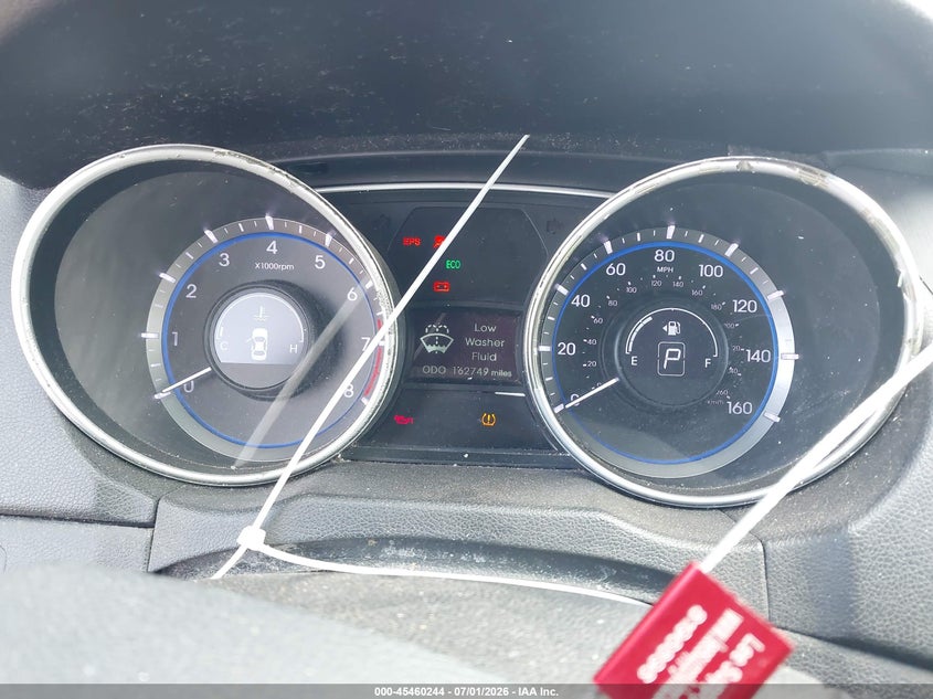 2012 Hyundai Sonata VIN 5NPEC4AB2CH326975 IAAI salvage auction — NORMAL WEAR, Original (Texas), sold $325 on 2026-07-28 (photo 7)