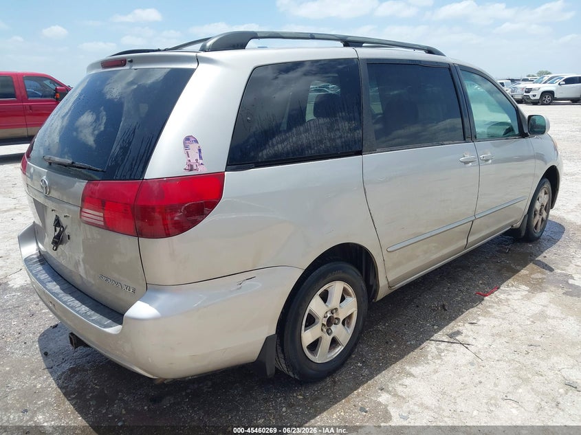 2004 Toyota Sienna VIN 5TDZA22C54S153757 IAAI salvage auction — NORMAL WEAR, Clear (Tennessee), sold $700 on 2026-07-29 (photo 4)
