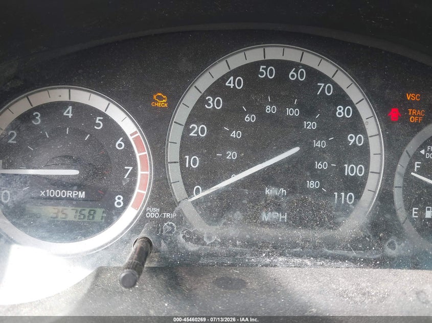 2004 Toyota Sienna VIN 5TDZA22C54S153757 IAAI salvage auction — NORMAL WEAR, Clear (Tennessee), sold $700 on 2026-07-29 (photo 7)