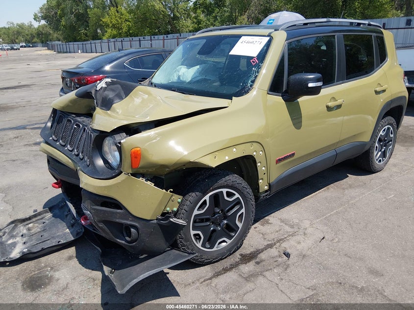 2015 Jeep Renegade VIN ZACCJBCT0FPB68887 IAAI salvage auction — FRONT END, Salvage Title, sold $1,250 on 2026-07-23 (photo 2)