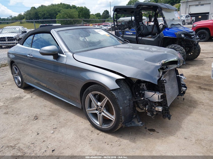 2018 Mercedes-benz C-klasse VIN WDDWK4KB1JF620144 IAAI salvage auction — FRONT END, Salvage (West Virginia), sold $7,350 on 2026-08-13 (photo 1)