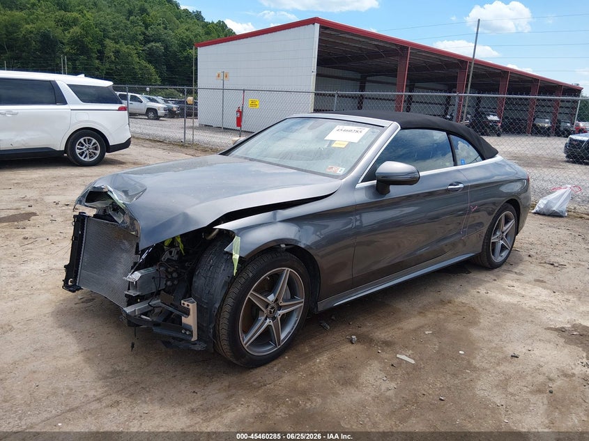 2018 Mercedes-benz C-klasse VIN WDDWK4KB1JF620144 IAAI salvage auction — FRONT END, Salvage (West Virginia), sold $7,350 on 2026-08-13 (photo 2)