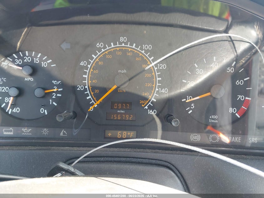 1992 Mercedes-benz 300 VIN WDBFA61E4NF042405 IAAI salvage auction — NORMAL WEAR, Clear - Dealer Only (California), sold $1,050 on 2026-07-30 (photo 7)