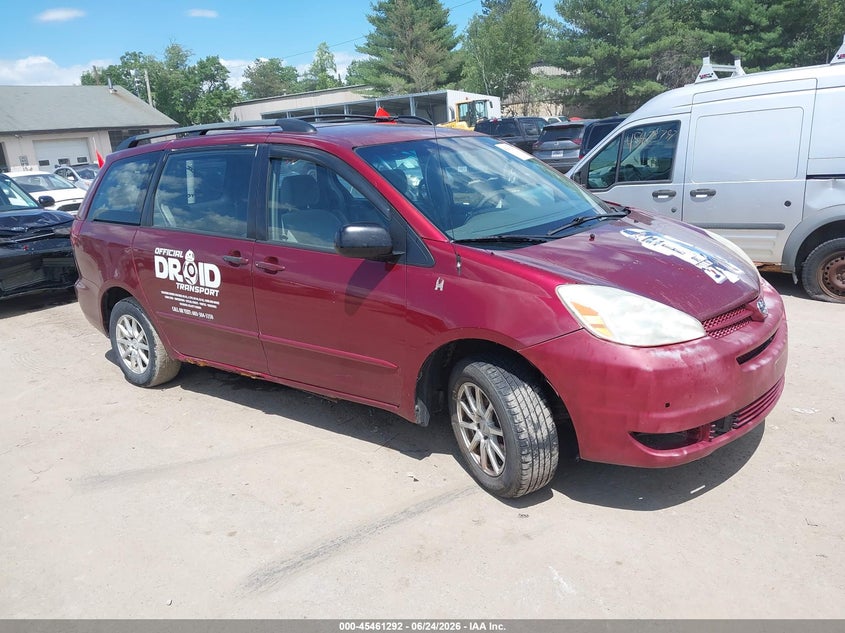 2005 Toyota Sienna VIN 5TDZA23C65S317713 IAAI salvage auction — NORMAL WEAR, Original (New Hampshire), sold $425 on 2026-07-29 (photo 1)