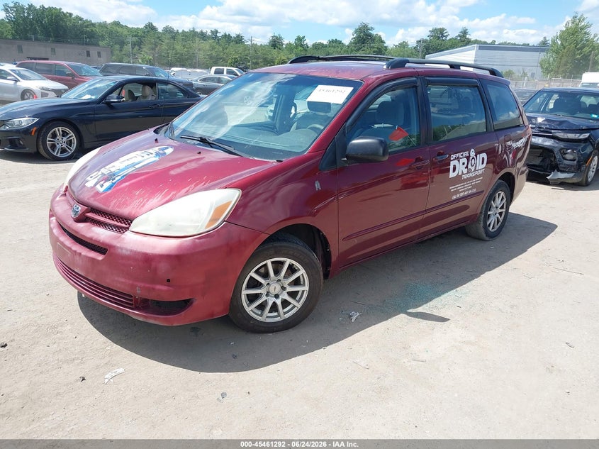 2005 Toyota Sienna VIN 5TDZA23C65S317713 IAAI salvage auction — NORMAL WEAR, Original (New Hampshire), sold $425 on 2026-07-29 (photo 2)