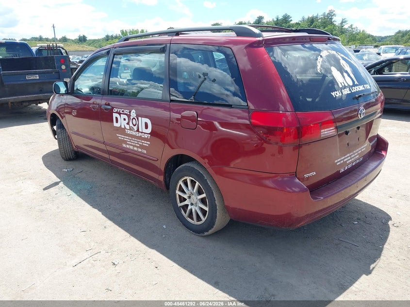 2005 Toyota Sienna VIN 5TDZA23C65S317713 IAAI salvage auction — NORMAL WEAR, Original (New Hampshire), sold $425 on 2026-07-29 (photo 3)