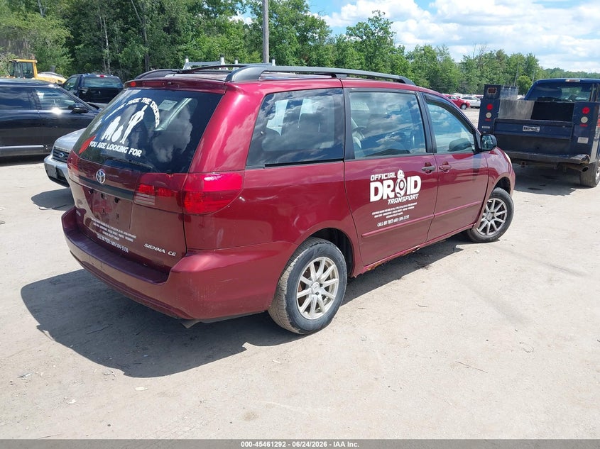2005 Toyota Sienna VIN 5TDZA23C65S317713 IAAI salvage auction — NORMAL WEAR, Original (New Hampshire), sold $425 on 2026-07-29 (photo 4)