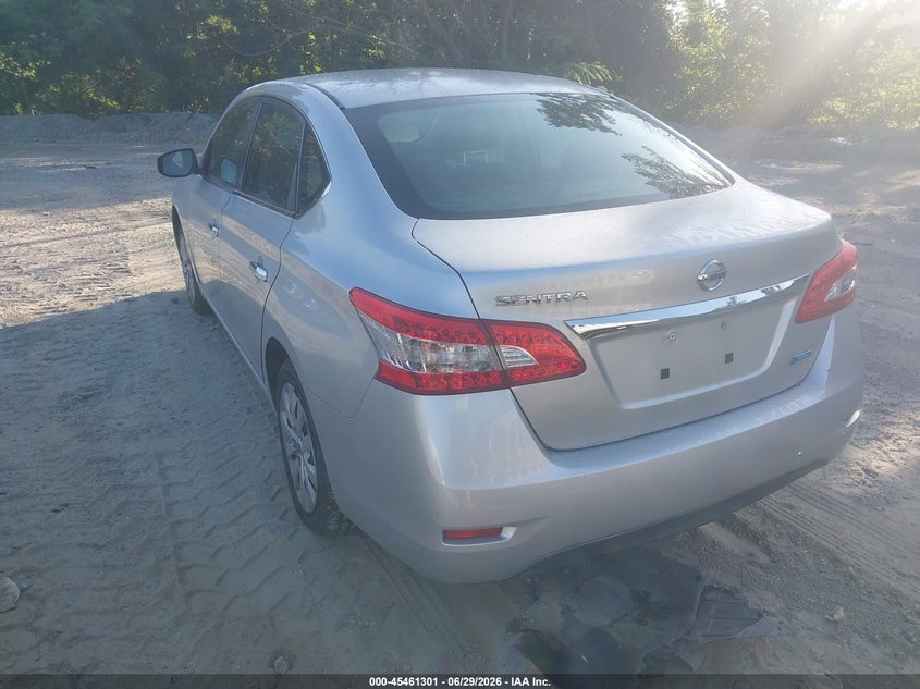 2014 Nissan Sentra VIN 3N1AB7AP4EY251977 IAAI salvage auction — NORMAL WEAR, Clear (Georgia), sold $375 on 2026-07-19 (photo 3)