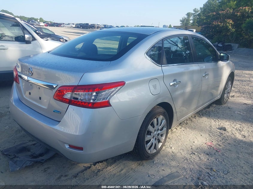 2014 Nissan Sentra VIN 3N1AB7AP4EY251977 IAAI salvage auction — NORMAL WEAR, Clear (Georgia), sold $375 on 2026-07-19 (photo 4)
