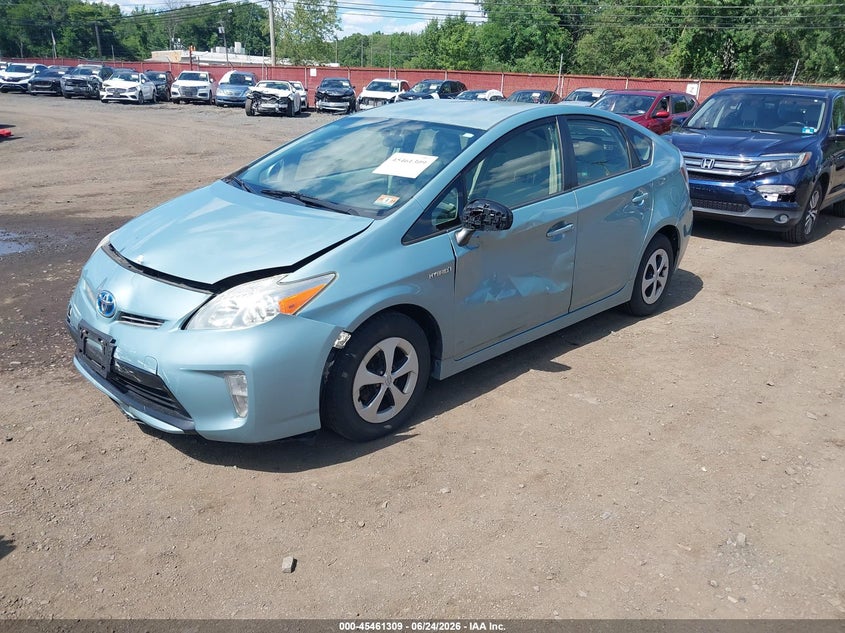 2013 Toyota Prius VIN JTDKN3DU9D1647182 IAAI salvage auction — FRONT END, Salvage (Idaho), sold $1,550 on 2026-07-15 (photo 2)