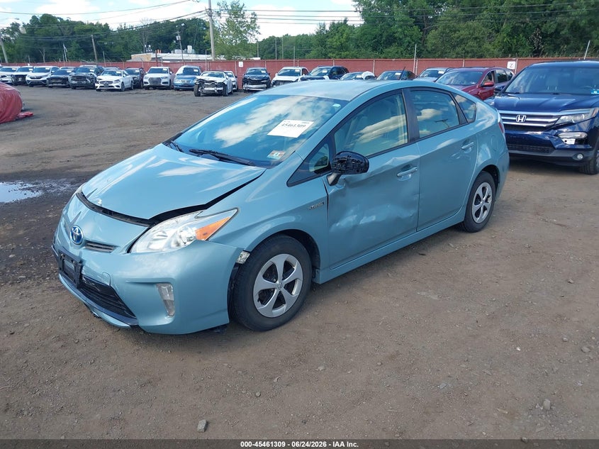 2013 Toyota Prius VIN JTDKN3DU9D1647182 IAAI salvage auction — FRONT END, Salvage (Idaho), sold $1,550 on 2026-07-15 (photo 6)