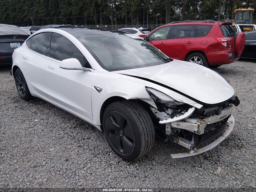 2019 Tesla Model 3 VIN 5YJ3E1EB7KF494425 IAAI salvage auction — RIGHT FRONT, Bill Of Sale (Washington), sold $5,800 on 2026-07-15 (photo 1)
