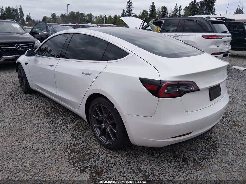2019 Tesla Model 3 VIN 5YJ3E1EB7KF494425 IAAI salvage auction — RIGHT FRONT, Bill Of Sale (Washington), sold $5,800 on 2026-07-15 (photo 3)
