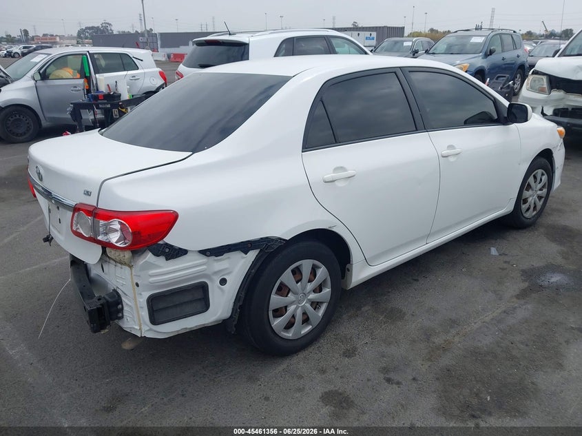 2011 Toyota Corolla VIN JTDBU4EE4B9148563 IAAI salvage auction — REAR END, Salvage (California), sold $1,425 on 2026-07-30 (photo 4)