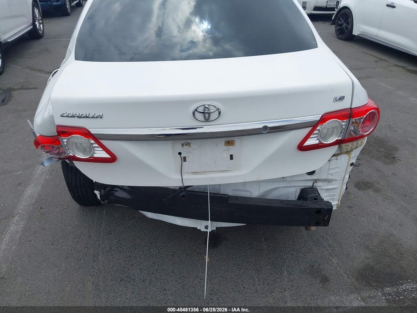 2011 Toyota Corolla VIN JTDBU4EE4B9148563 IAAI salvage auction — REAR END, Salvage (California), sold $1,425 on 2026-07-30 (photo 6)