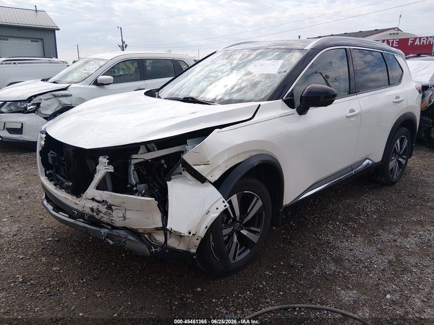 2022 Nissan Rogue VIN JN8BT3CB4NW334555 IAAI salvage auction — FRONT END, Salvage (Indiana), sold $8,600 on 2026-07-29 (photo 2)
