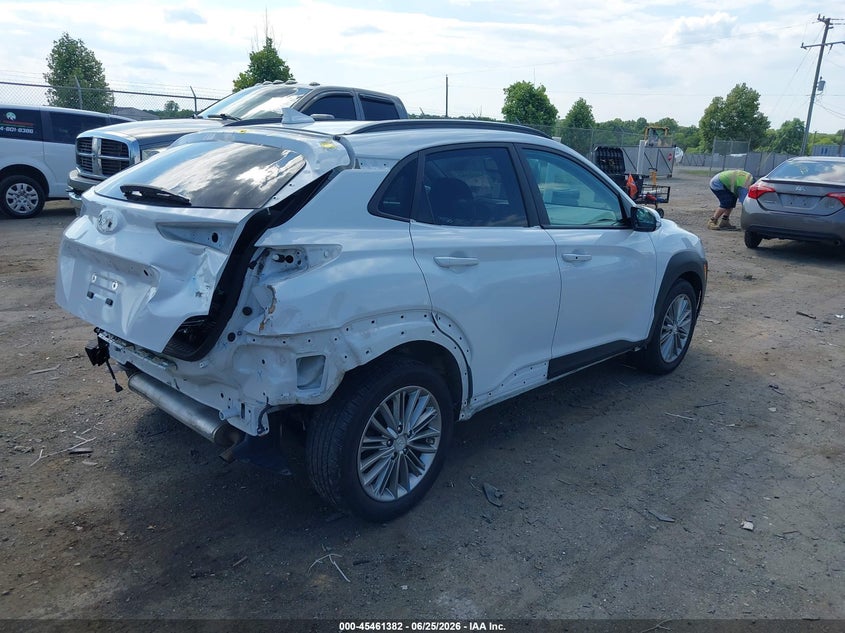 2020 Hyundai Kona VIN KM8K6CAA0LU521180 IAAI salvage auction — REAR END, Salvage (Virginia), sold $2,650 on 2026-07-15 (photo 4)