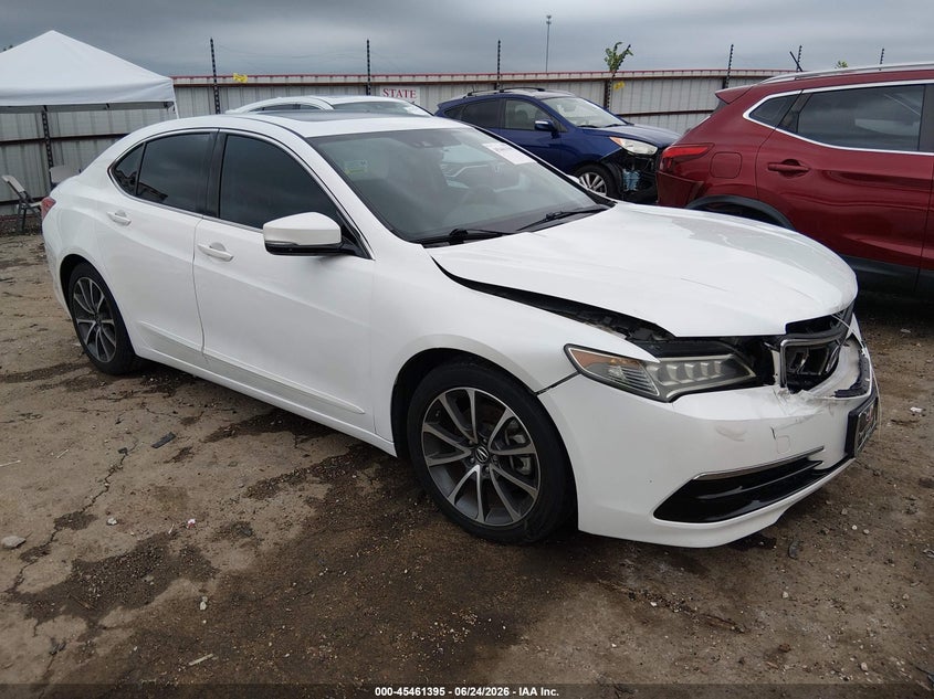 2015 Acura Tlx VIN 19UUB2F55FA018735 IAAI salvage auction — FRONT END, Clear (Arkansas), sold $3,850 on 2026-07-29 (photo 1)