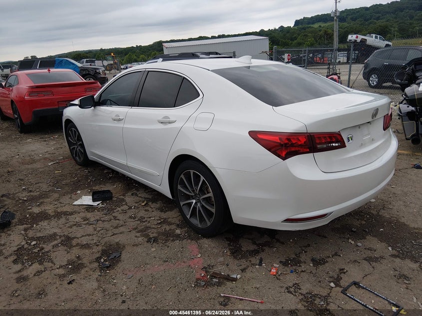2015 Acura Tlx VIN 19UUB2F55FA018735 IAAI salvage auction — FRONT END, Clear (Arkansas), sold $3,850 on 2026-07-29 (photo 3)