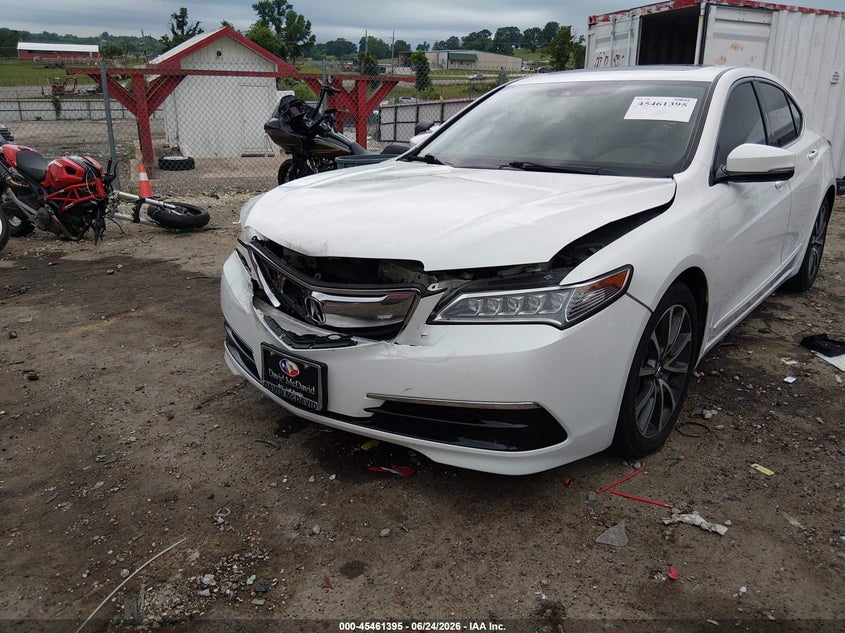 2015 Acura Tlx VIN 19UUB2F55FA018735 IAAI salvage auction — FRONT END, Clear (Arkansas), sold $3,850 on 2026-07-29 (photo 6)