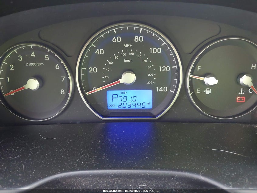 2011 Hyundai Santa fe VIN 5XYZK4AG4BG011228 IAAI salvage auction — NORMAL WEAR, Clear (Tennessee), sold $875 on 2026-07-29 (photo 7)